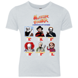 T-Shirts Heather White / YXS Horror Fighter Youth Triblend T-Shirt