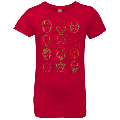 T-Shirts Red / YXS HORROR HEADS Girls Premium T-Shirt