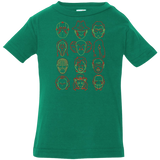T-Shirts Kelly / 6 Months HORROR HEADS Infant Premium T-Shirt