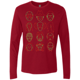 T-Shirts Cardinal / Small HORROR HEADS Men's Premium Long Sleeve