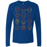 T-Shirts Royal / Small HORROR HEADS Men's Premium Long Sleeve