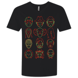 T-Shirts Black / X-Small HORROR HEADS Men's Premium V-Neck