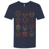 T-Shirts Midnight Navy / X-Small HORROR HEADS Men's Premium V-Neck