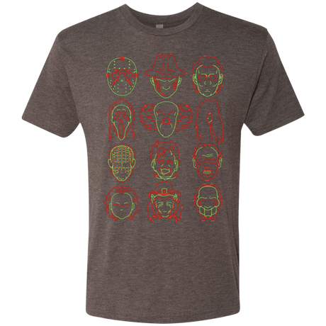 T-Shirts Macchiato / Small HORROR HEADS Men's Triblend T-Shirt