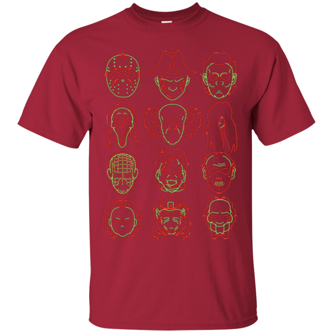 T-Shirts Cardinal / Small HORROR HEADS T-Shirt