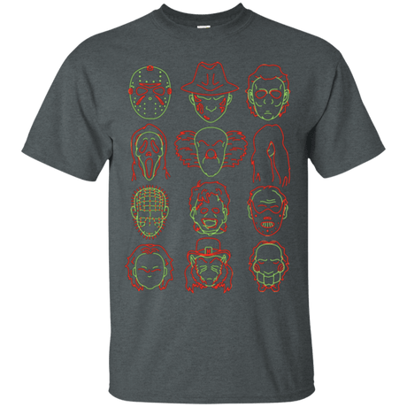 T-Shirts Dark Heather / Small HORROR HEADS T-Shirt