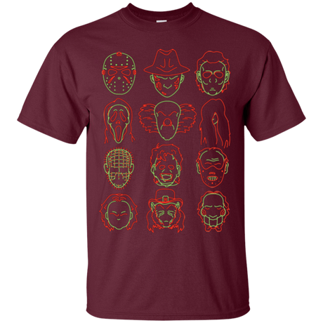 T-Shirts Maroon / Small HORROR HEADS T-Shirt
