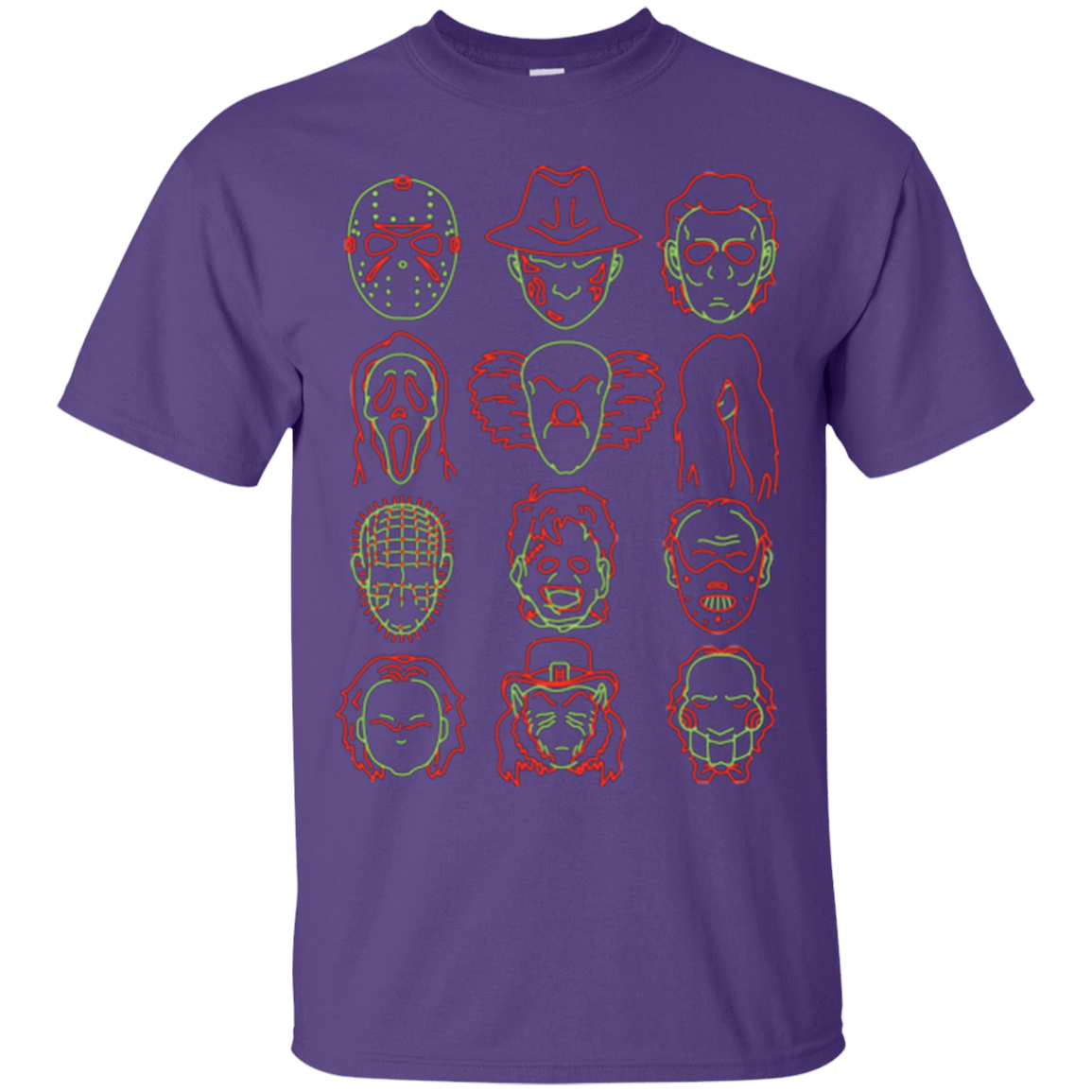 T-Shirts Purple / Small HORROR HEADS T-Shirt