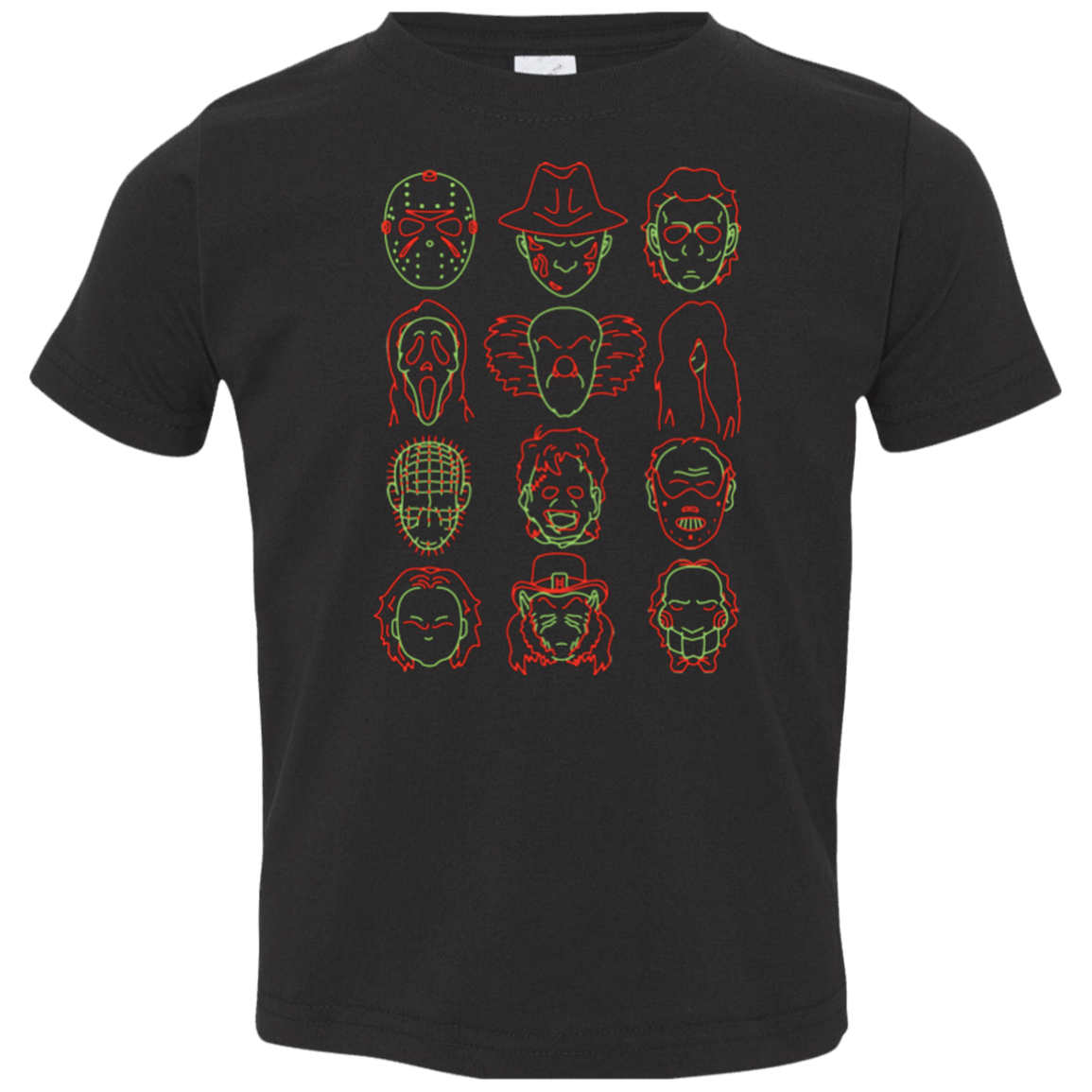 T-Shirts Black / 2T HORROR HEADS Toddler Premium T-Shirt