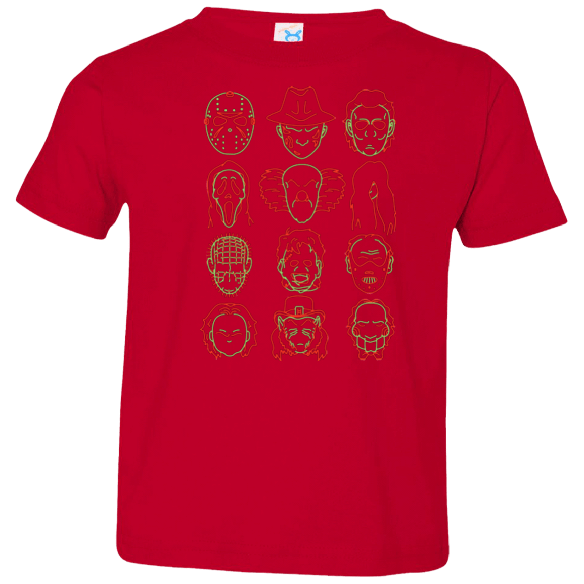 T-Shirts Red / 2T HORROR HEADS Toddler Premium T-Shirt