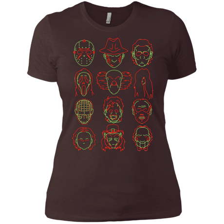 T-Shirts Dark Chocolate / X-Small HORROR HEADS Women's Premium T-Shirt