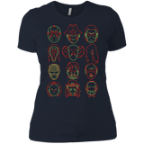 T-Shirts Midnight Navy / X-Small HORROR HEADS Women's Premium T-Shirt