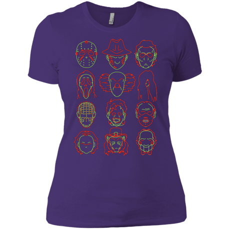 T-Shirts Purple Rush/ / X-Small HORROR HEADS Women's Premium T-Shirt