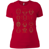 T-Shirts Red / X-Small HORROR HEADS Women's Premium T-Shirt