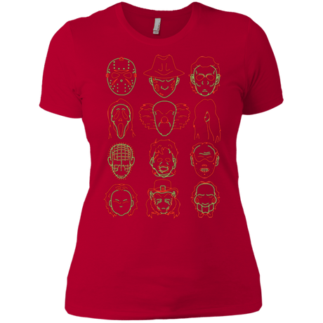 T-Shirts Red / X-Small HORROR HEADS Women's Premium T-Shirt