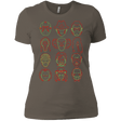 T-Shirts Warm Grey / X-Small HORROR HEADS Women's Premium T-Shirt