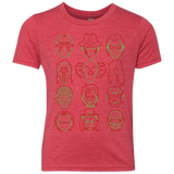 T-Shirts Vintage Red / YXS HORROR HEADS Youth Triblend T-Shirt