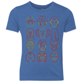 T-Shirts Vintage Royal / YXS HORROR HEADS Youth Triblend T-Shirt