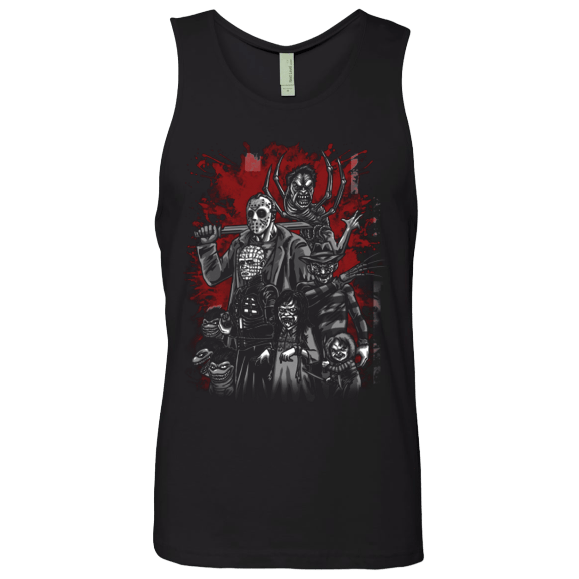 T-Shirts Black / Small Horror League Color Men's Premium Tank Top