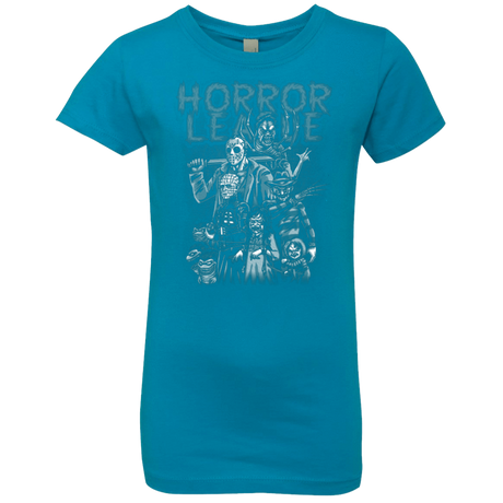 T-Shirts Turquoise / YXS Horror League Girls Premium T-Shirt