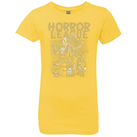 T-Shirts Vibrant Yellow / YXS Horror League Girls Premium T-Shirt