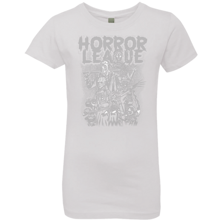 T-Shirts White / YXS Horror League Girls Premium T-Shirt