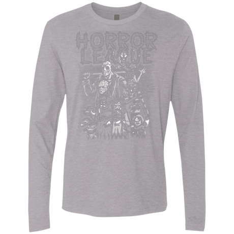 T-Shirts Heather Grey / Small Horror League Men's Premium Long Sleeve