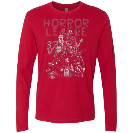 T-Shirts Red / Small Horror League Men's Premium Long Sleeve