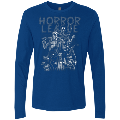 T-Shirts Royal / Small Horror League Men's Premium Long Sleeve