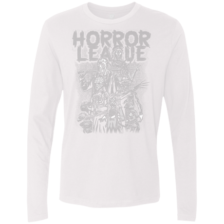 T-Shirts White / Small Horror League Men's Premium Long Sleeve