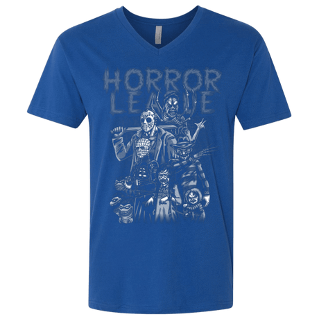 T-Shirts Royal / X-Small Horror League Men's Premium V-Neck