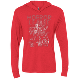 T-Shirts Vintage Red / X-Small Horror League Triblend Long Sleeve Hoodie Tee