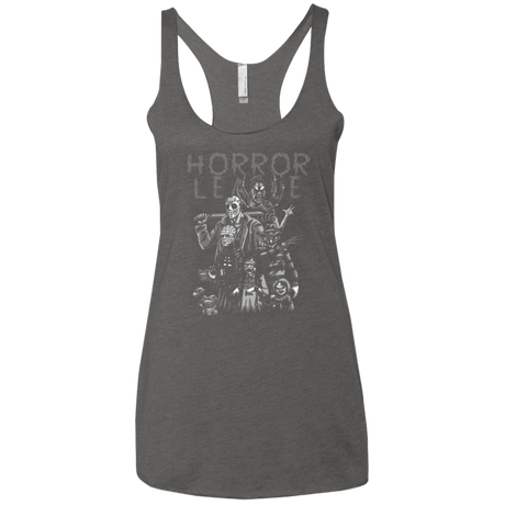 T-Shirts Premium Heather / X-Small Horror League Women's Triblend Racerback Tank
