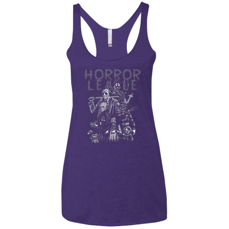T-Shirts Purple / X-Small Horror League Women's Triblend Racerback Tank