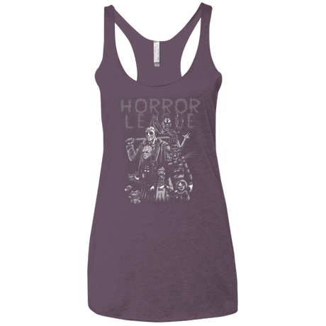 T-Shirts Vintage Purple / X-Small Horror League Women's Triblend Racerback Tank