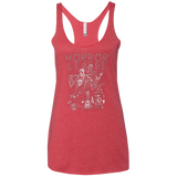 T-Shirts Vintage Red / X-Small Horror League Women's Triblend Racerback Tank