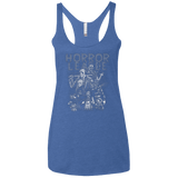 T-Shirts Vintage Royal / X-Small Horror League Women's Triblend Racerback Tank