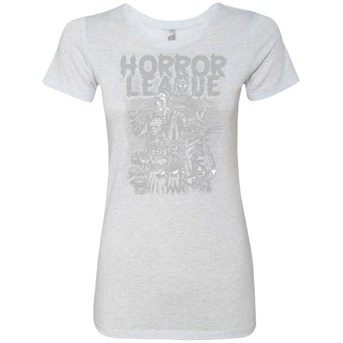 T-Shirts Heather White / Small Horror League Women's Triblend T-Shirt