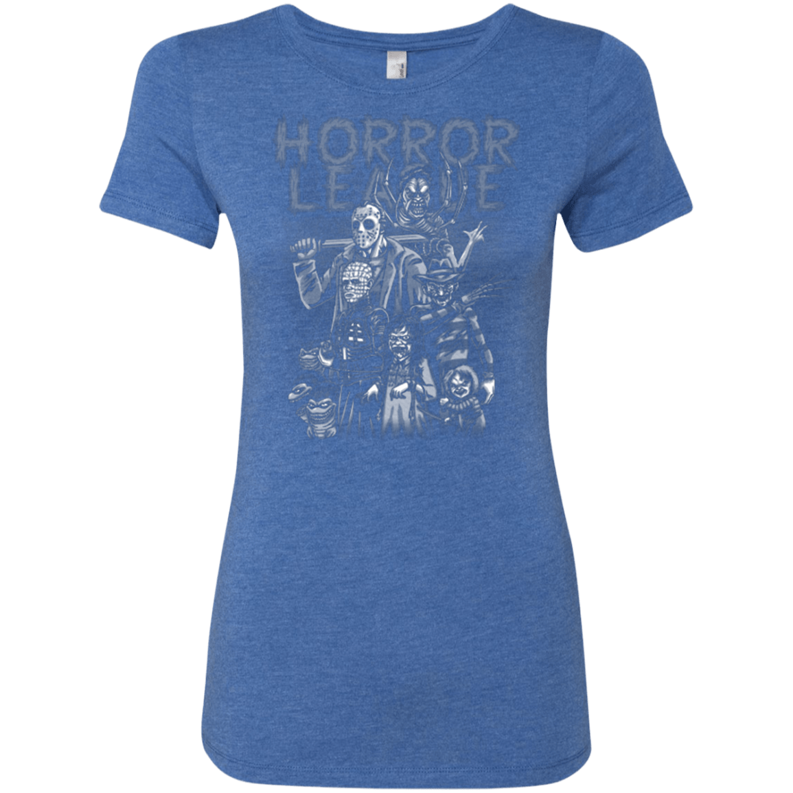 T-Shirts Vintage Royal / Small Horror League Women's Triblend T-Shirt