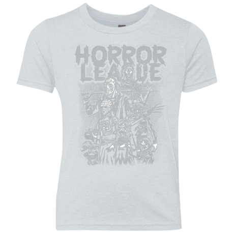 T-Shirts Heather White / YXS Horror League Youth Triblend T-Shirt