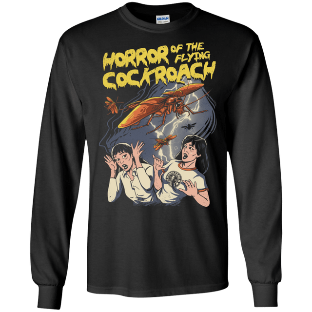 T-Shirts Black / S Horror of the Flying Cockroach Men's Long Sleeve T-Shirt