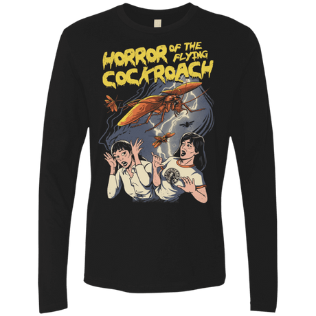 T-Shirts Black / S Horror of the Flying Cockroach Men's Premium Long Sleeve