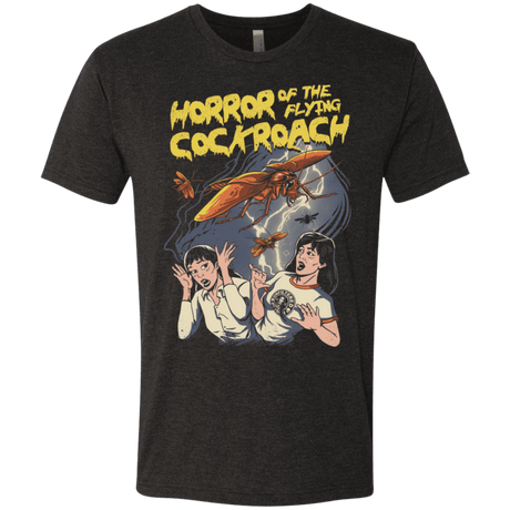 T-Shirts Vintage Black / S Horror of the Flying Cockroach Men's Triblend T-Shirt