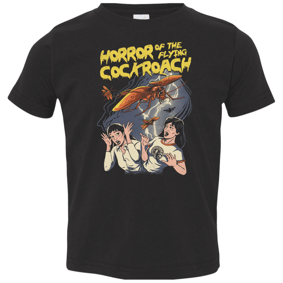 T-Shirts Black / 2T Horror of the Flying Cockroach Toddler Premium T-Shirt