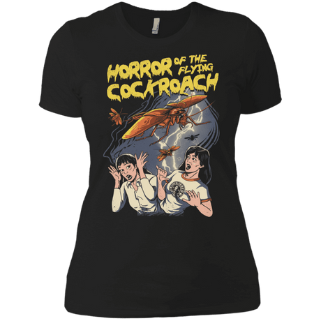 T-Shirts Black / X-Small Horror of the Flying Cockroach Women's Premium T-Shirt