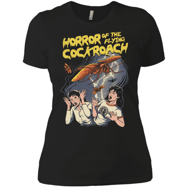 T-Shirts Black / X-Small Horror of the Flying Cockroach Women's Premium T-Shirt