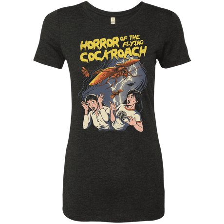 T-Shirts Vintage Black / S Horror of the Flying Cockroach Women's Triblend T-Shirt