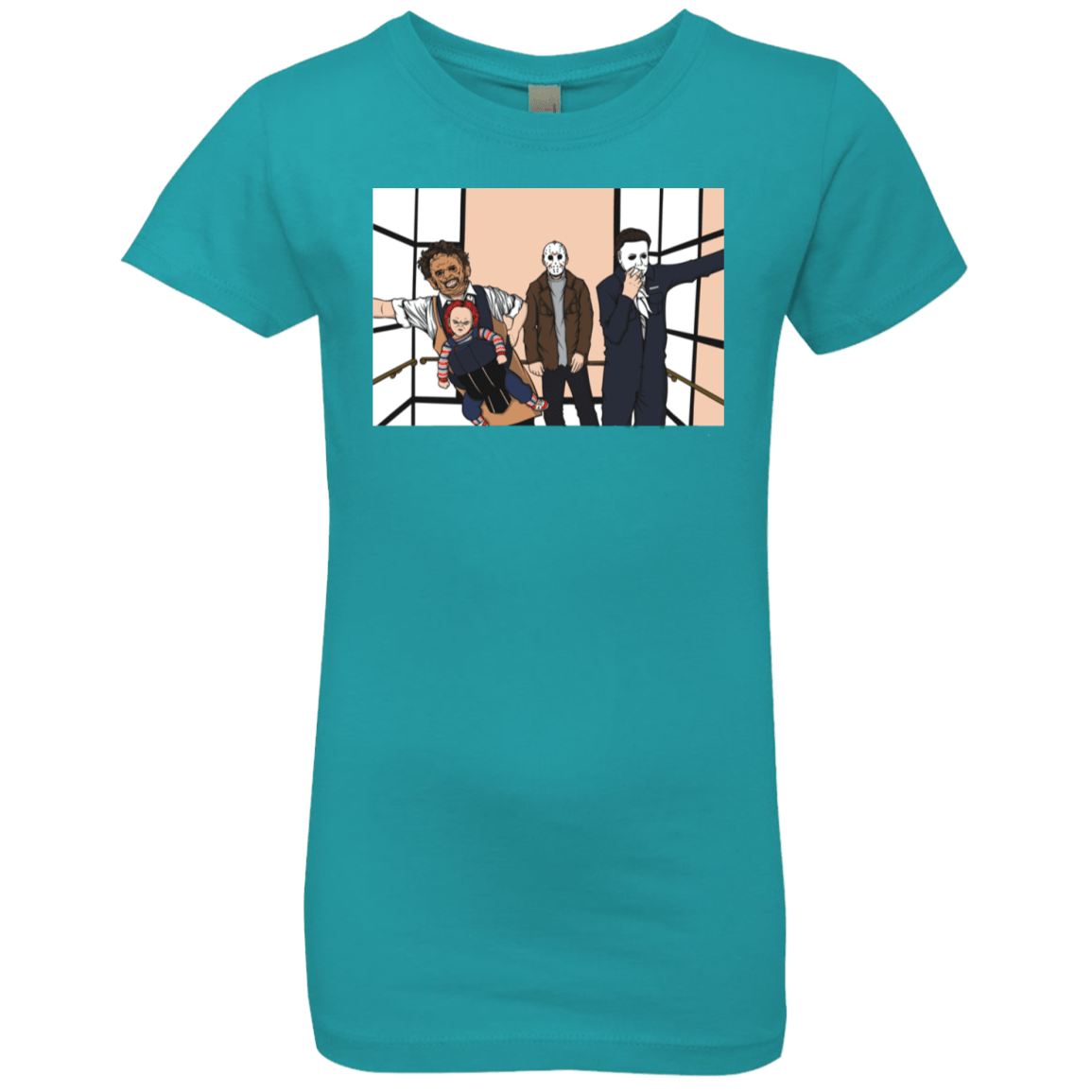 T-Shirts Tahiti Blue / YXS Horror Pack Girls Premium T-Shirt