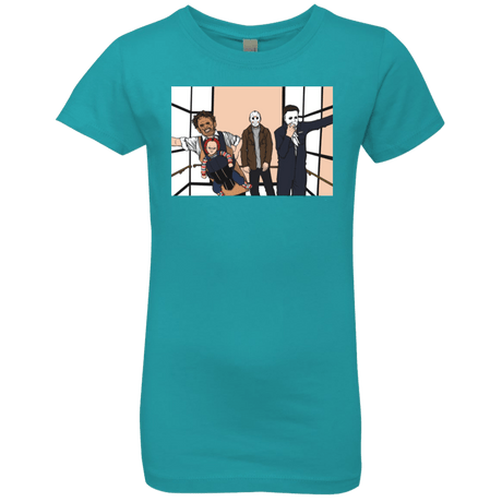 T-Shirts Tahiti Blue / YXS Horror Pack Girls Premium T-Shirt