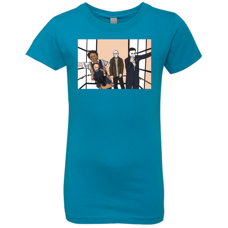 T-Shirts Turquoise / YXS Horror Pack Girls Premium T-Shirt